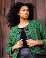 Rosie Cropped Jacket Kristina Collinswomen's clothing made in the USA