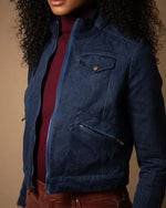 Denim Biker Kristina Collinswomen's clothing made in the USA