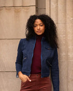 Denim Biker Kristina Collinswomen's clothing made in the USA