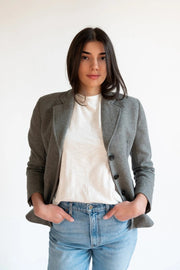 women's wool blazer made in the USA