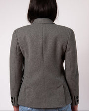Emilia Fitted Blazer in Charcoal