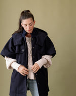 Kristina Collins Hudson hooded wool vest