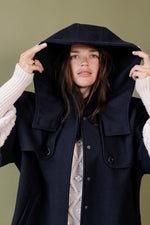 Kristina Collins Hudson hooded wool vest